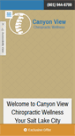 Mobile Screenshot of canyonviewchiropractic.com